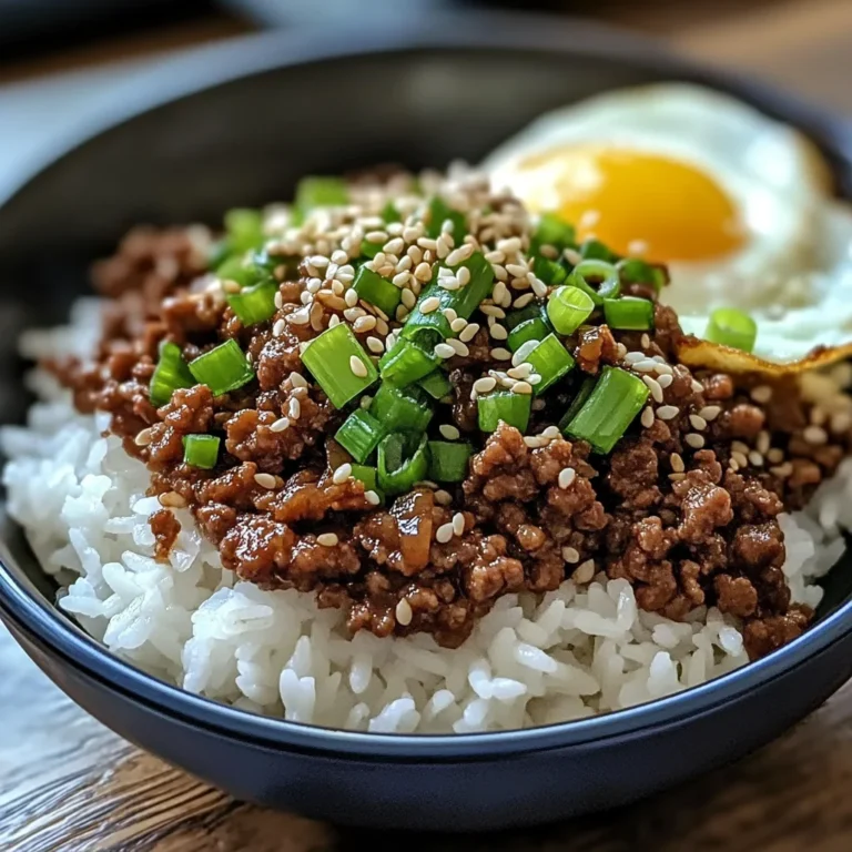 Boeuf Haché Coréen
