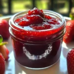 Fraise Rhubarbe Confiture