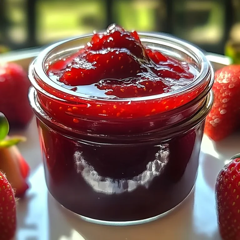 Fraise Rhubarbe Confiture
