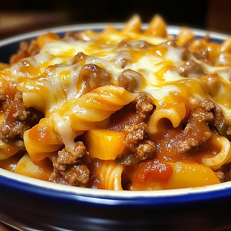 Gratin Pâtes Bœuf