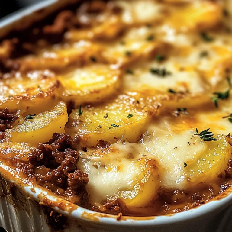Gratin de Pommes de Terre et Bœuf Haché