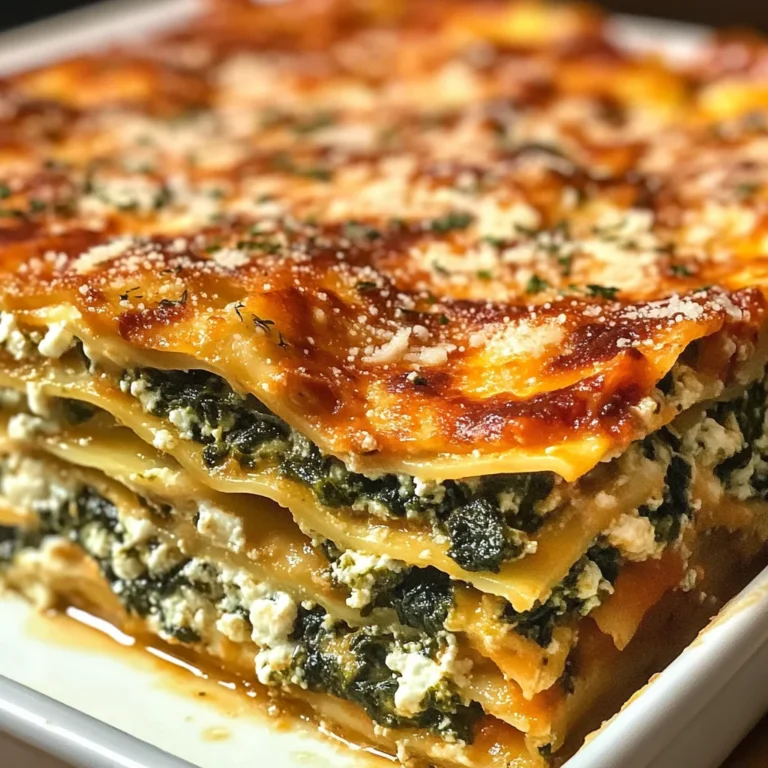 Lasagnes Épinards Ricotta