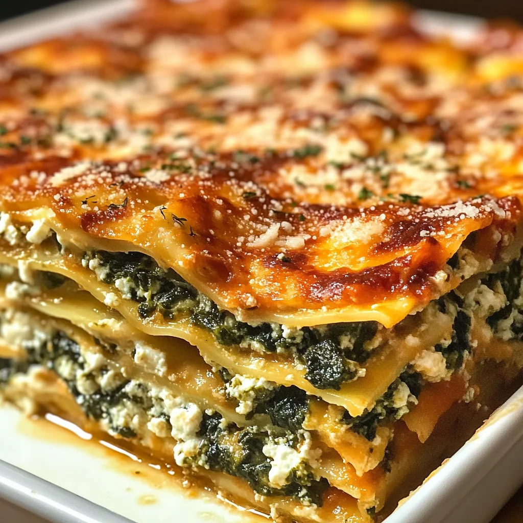 Lasagnes Épinards Ricotta