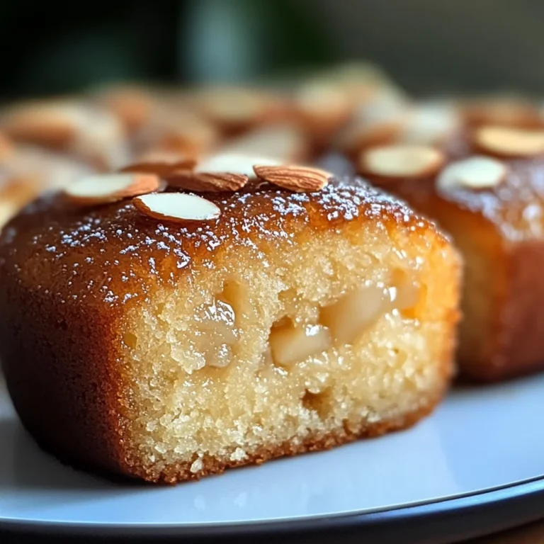 Moelleux aux amandes et compote de pommes