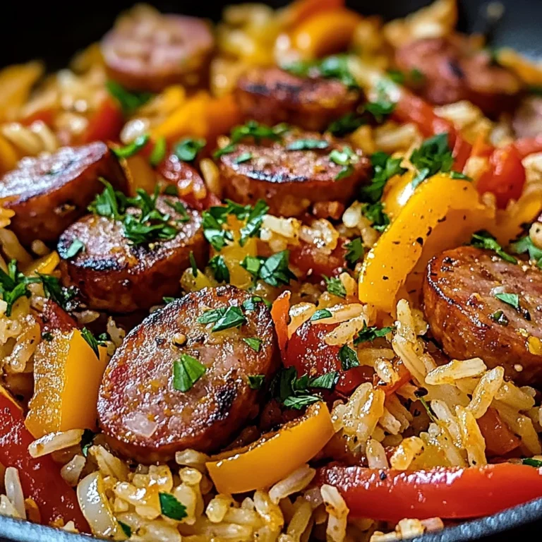 Poêlée Saucisse Riz
