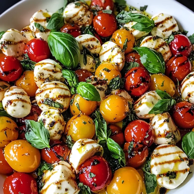Salade Caprese Crémeuse