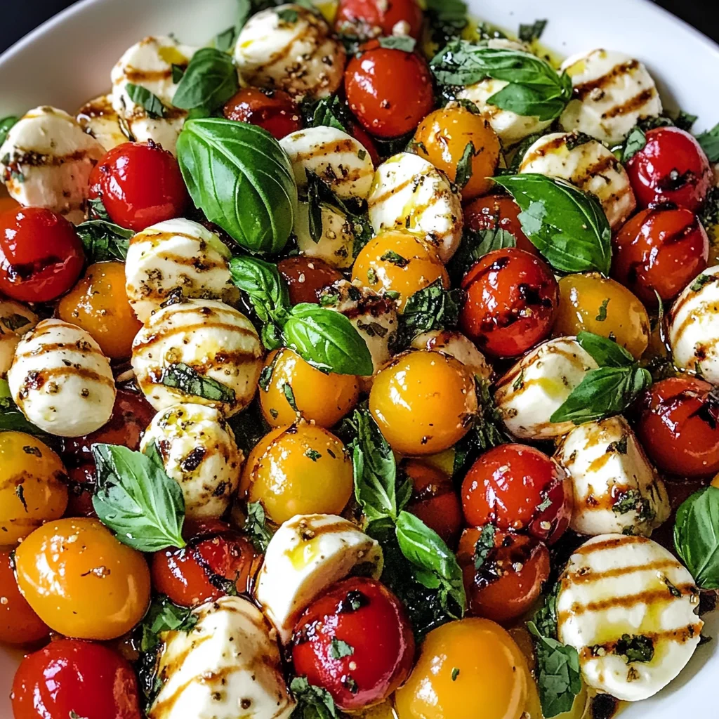 Salade Caprese Crémeuse