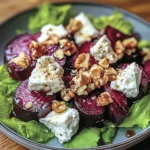 Salade de Betterave, Chèvre & Noix