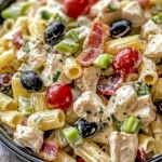 Salade de poulet et pâtes