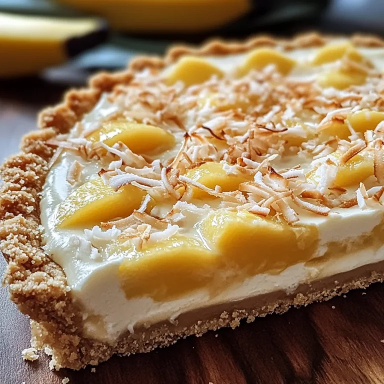 Tarte Paradisiaque à la Crème Coco