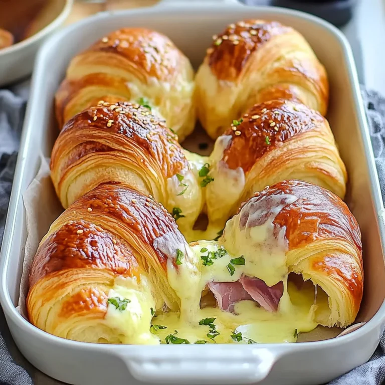 Croissants gourmands faciles