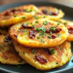 Galettes de Polenta aux Tomates Séchées