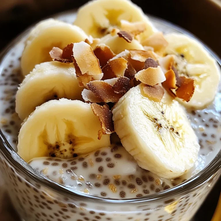 Pudding chia banane healthy