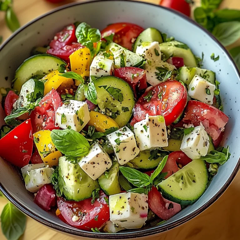Salade d'été légère et fraîche