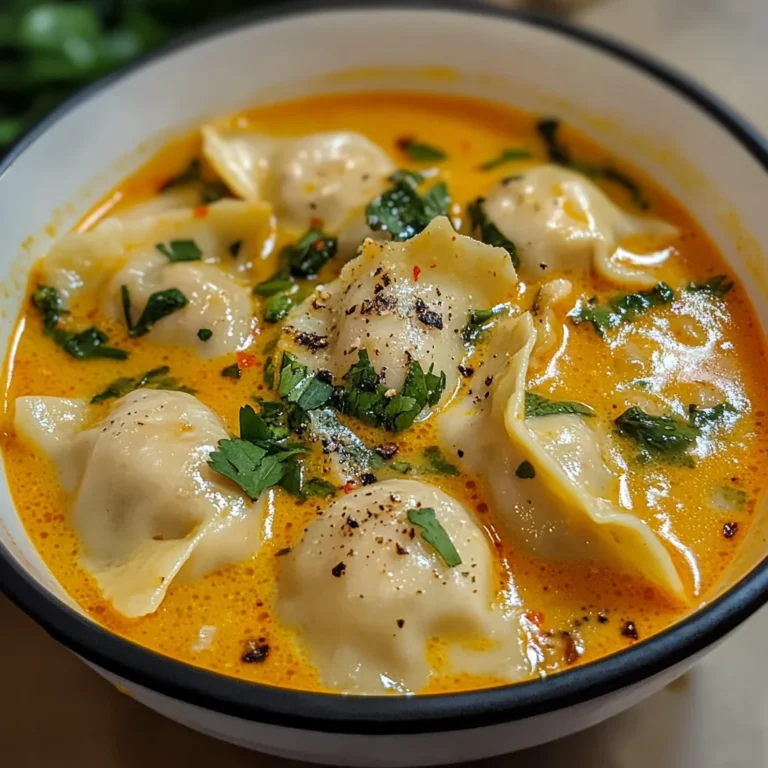 Soupe thaï réconfortante aux raviolis
