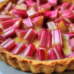 Tarte rhubarbe facile rapide