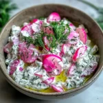Tzatziki aux radis et herbes